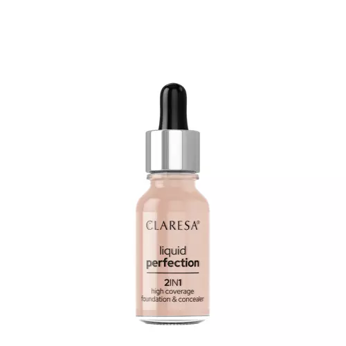 Claresa - Liquid Perfection - 2-in-1 AAbdeckstift und Foundation - 104 Nude - 18g