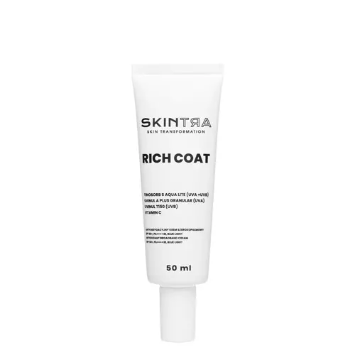 SkinTra - Rich Coat - Antioxidantien-Breitband-Creme SPF50+/PA++++ IR, Blue Light - 50ml