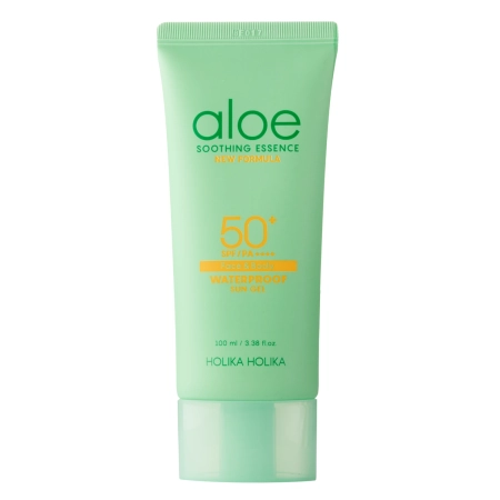 Holika Holika - Aloe Waterproof Sun Gel SPF50+/PA++++ - Lindernde Sonnenschutzcreme
