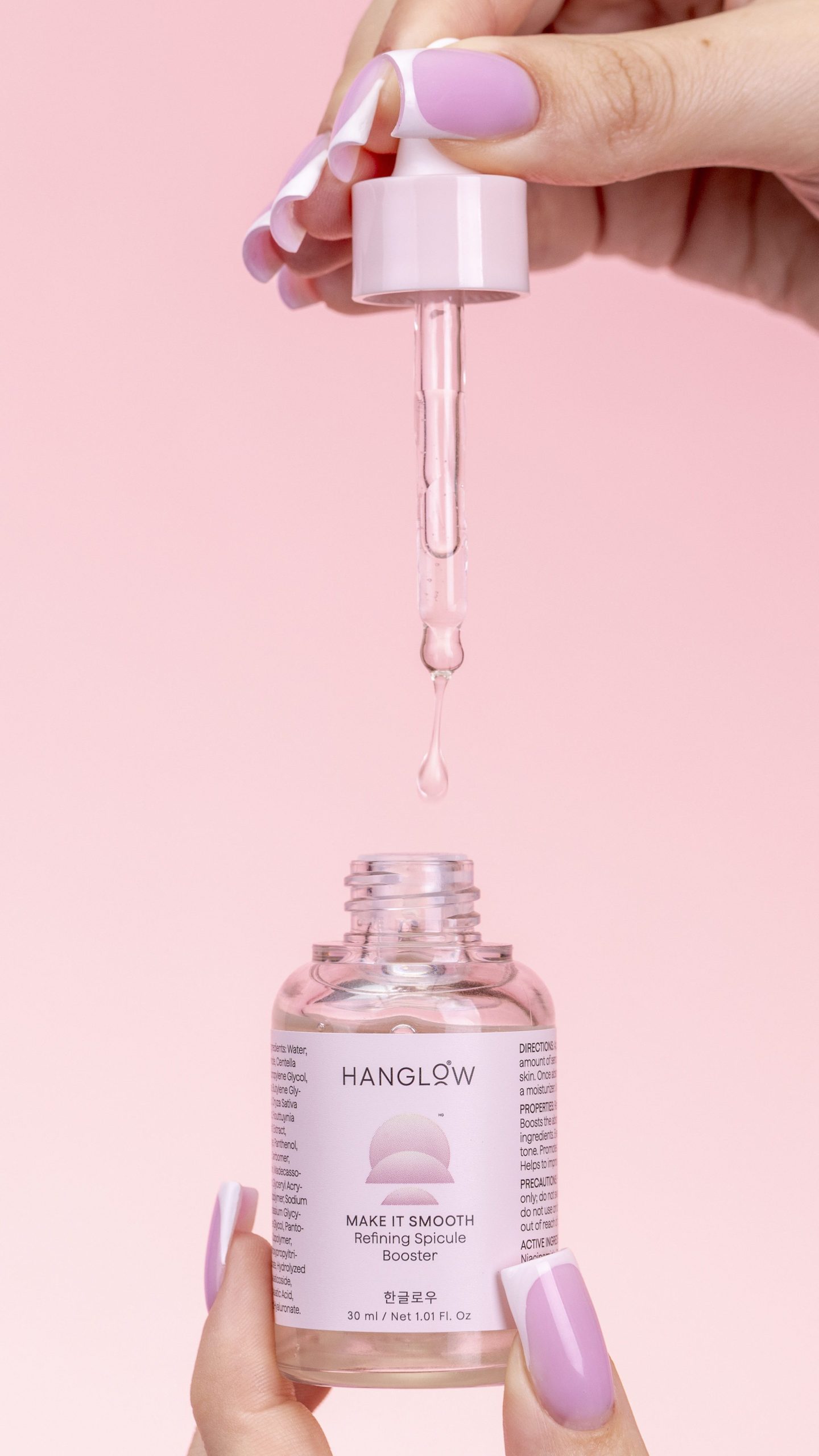 HanGlow - Make It Smooth - Refining Spicule Booster - Glättendes Serum mit Mikronadeln