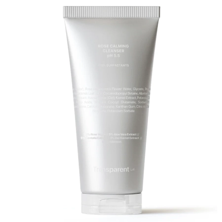 Transparent Lab - Rose Calming Cleanser pH 5,5 - Sanftes Gesichtsreinigungsgel mit Damaszener Rose