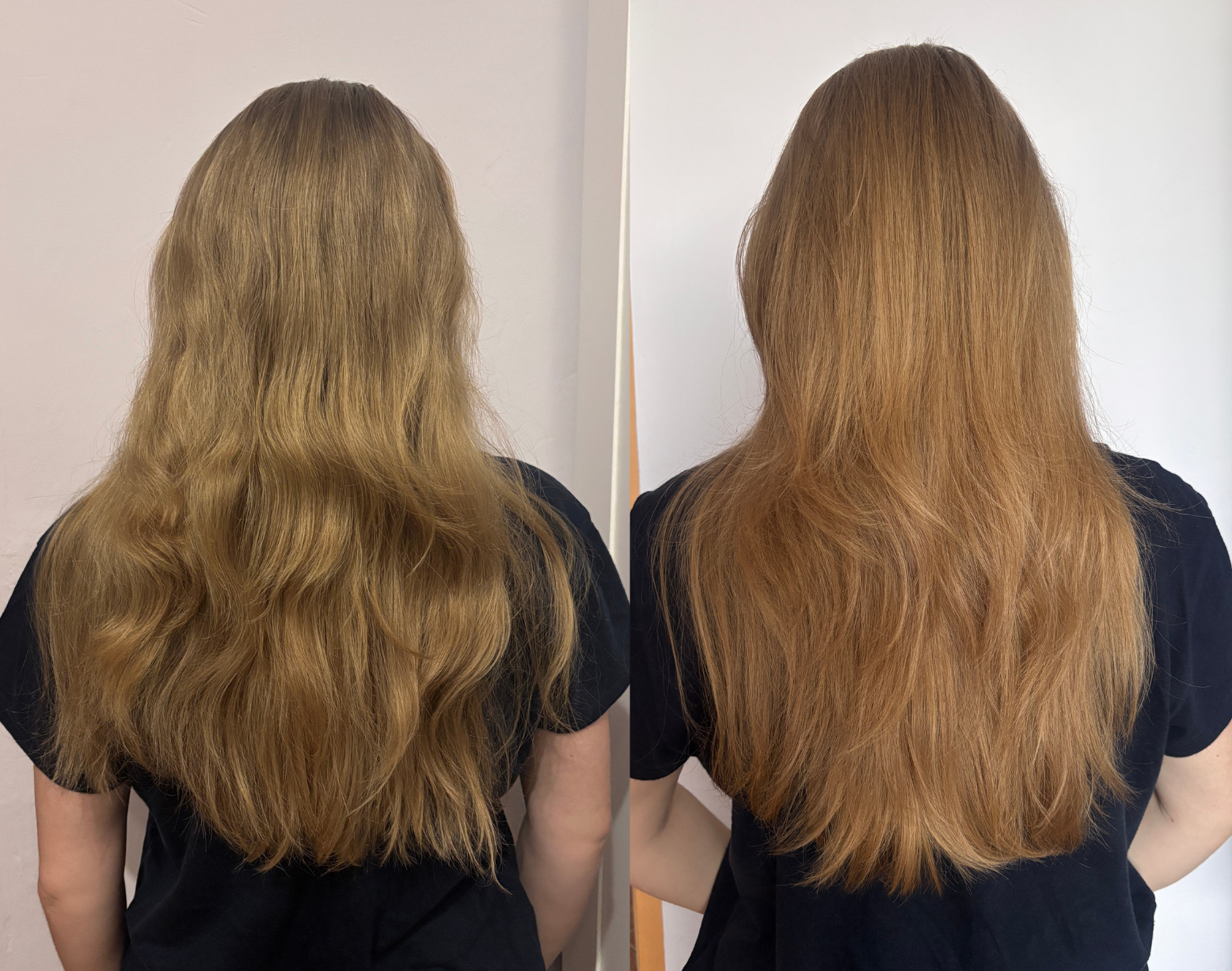 Vorher-Nachher-Effekt – die Repair-Serie HairTry Molecular Bond Repair