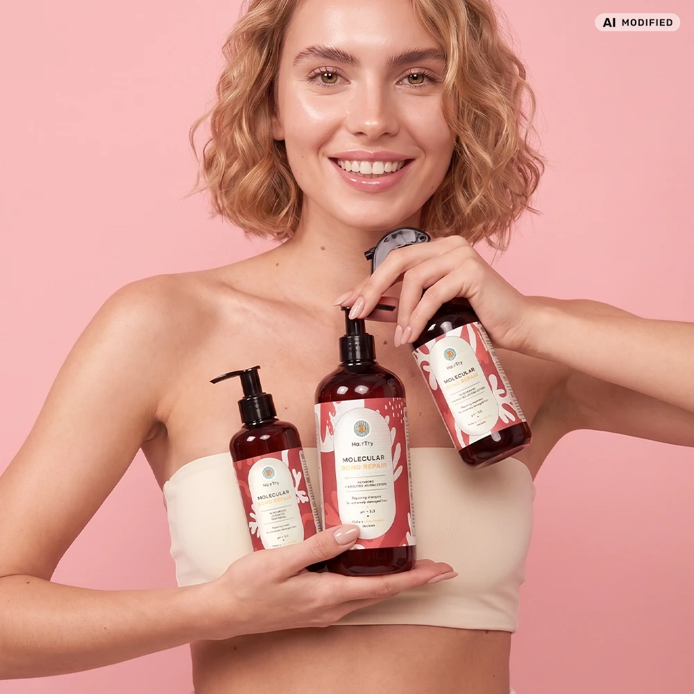 Die HairTry Molecular Bond Repair-Pflegeserie – Rettung für strapaziertes Haar