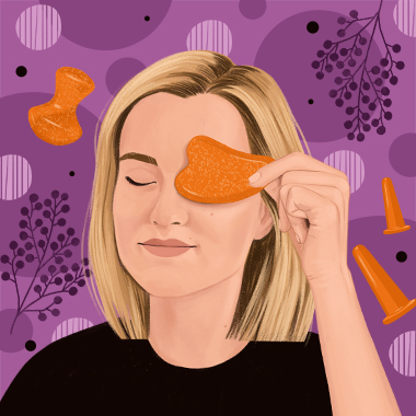 Gesichtsmassage - wie macht man das? Roller, Gua Sha und Massagezubehör