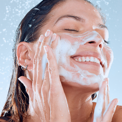 Reinigung von fettiger Haut