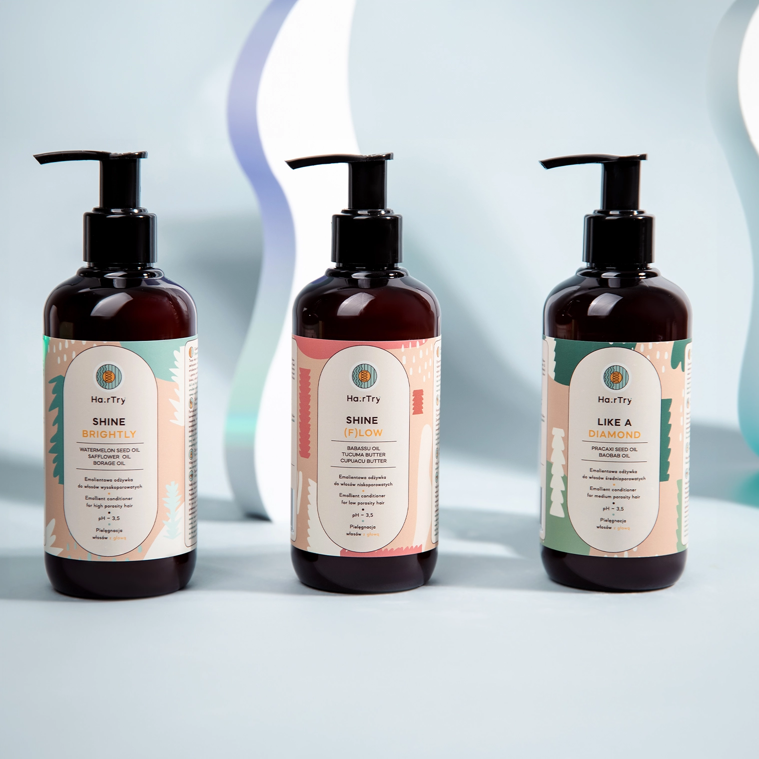 Lerne die HairTry-Spülungen für jede Haarporosität kennen!