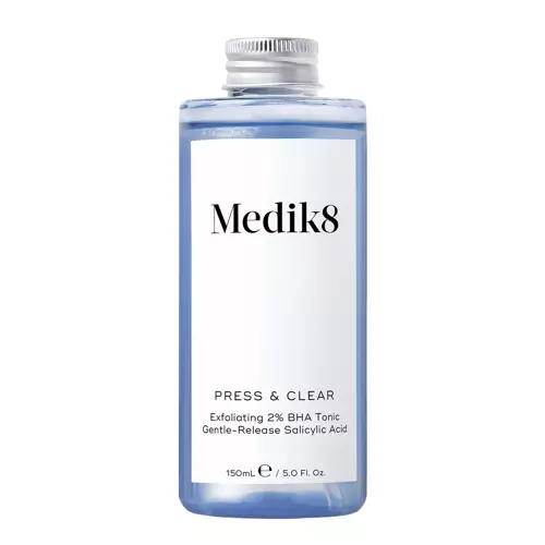 Medik8 - Press&Clear Exfoliating 2% BHA Toner - Peeling Gesichtswasser mit Salicylsäure - 150ml - Refill