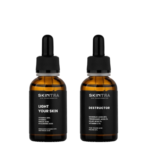 SkinTra – Vitamin C & Peel Duo-Set – 30 ml + 30 ml