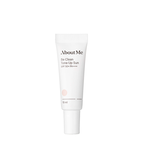 About me - Be Clean Tone Up Sun SPF50+ PA++++ - Leichte Tonisierungscreme mit physikalischen Filtern - 10ml