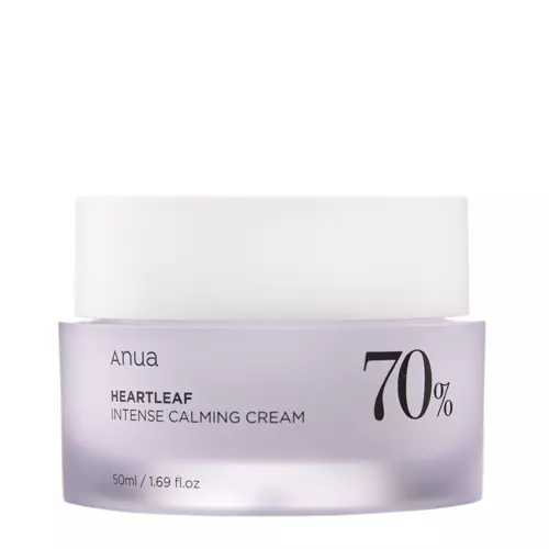 Anua - Heartleaf 70% Intense Calming Cream - Lindernde Gesichtscreme mit Astragalus-Extrakt - 50ml