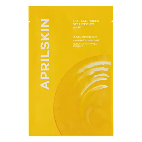 Aprilskin - Real Calendula Deep Essence Mask - Ringelblumen-Essenz-Maske - 20g