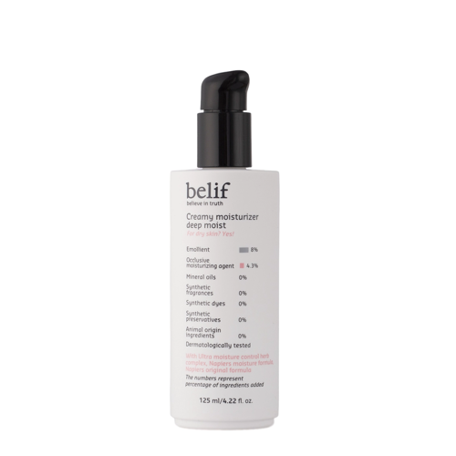 Belif - Creamy Moisturizer Deep Moist - Intensiv feuchtigkeitsspendende Creme für Gesicht und Dekolleté - 125ml