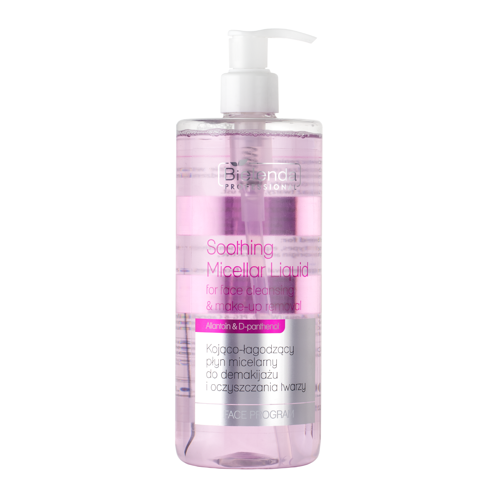 Bielenda Professional - Soothing Micellar Liquid - Lindernde Mizellenflüssigkeit zur Make-up-Entfernung und Gesichtsreinigung - 500ml