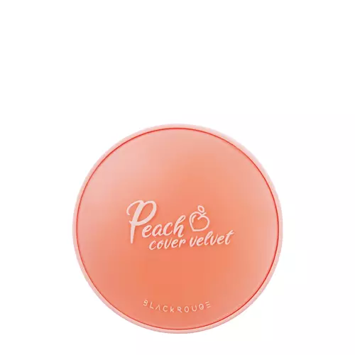 Black Rouge - Peach Cover Velvet Cushion SPF50+/PA++++ - Abdeckende Kissen-Foundation - Apricot Toktok - 14g