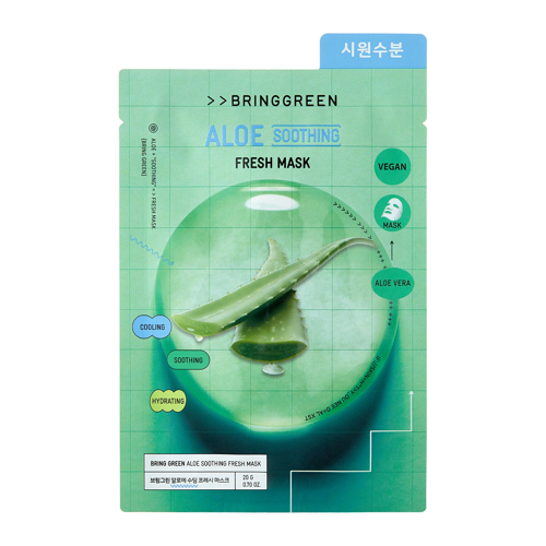 Bring Green- Fresh Mask Aloe - Lindernde Aloe-Vera-Maske - 1Stk/20g