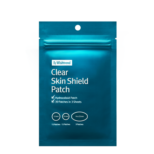 By Wishtrend - Clear Skin Shield Patch - Hydrokolloidpflaster für Unvollkommenheiten - 39pcs.