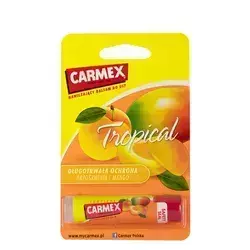 Carmex - Moisturizing Lip Balm - Feuchtigkeitsspendender Lippenbalsam-Stift - Tropical - 4.25g