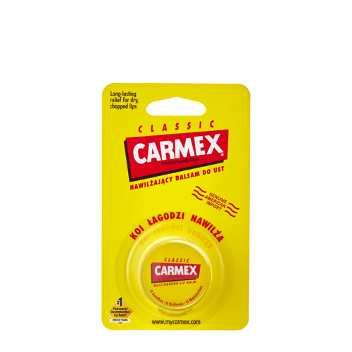 Carmex - Moisturizing Lip Balm  - Feuchtigkeitsspendender Lippenbalsam im Tiegel - Classic - 7.5g