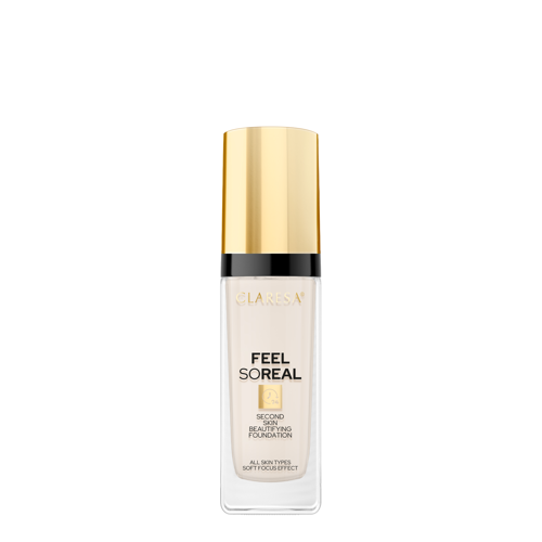 Claresa - Feel So Real - Verschönernde Second Skin Foundation - 01 Fair - 30ml