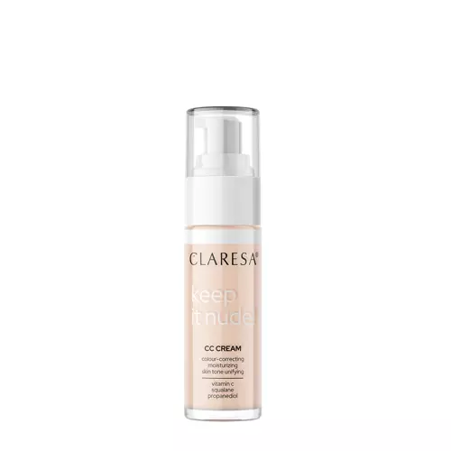 Claresa - Keep It Nude! - Feuchtigkeitsspendende Foundation zum Ausgleichen des Hauttons - 101 Light - 30ml