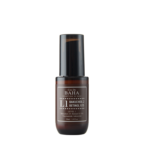 Cos De BAHA - L1 Bakuchiol & Retinol Serum - Anti-Aging Gesichtsserum mit Retinol - 30ml