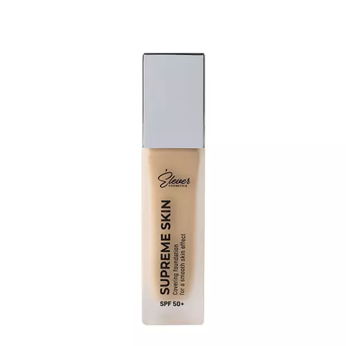 Elever Cosmetics - Supreme Skin SPF50+ - Leichte Foundation mit Filter - Sand - 30ml