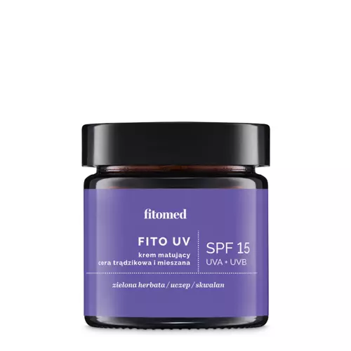 Fitomed - Fito UV SPF15 - Mattierende Creme für Akne und Mischhaut - 55g