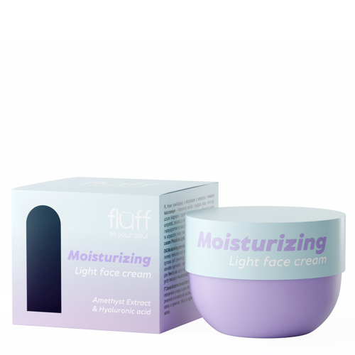 Fluff - Feuchtigkeitscreme mit Amethyst und Hyaluronsäure - 50ml