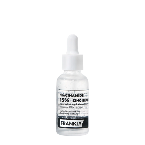 Frankly - Niacinamide 15% Zinc Beads Serum - Serum für Unvollkommenheiten mit Niacinamide 15% und Zink - 30ml