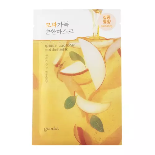 Goodal - Quince Infused Honey Mild Sheet Mask - Honig-Tuchmaske - 23ml