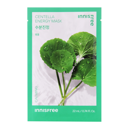 Innisfree - Squeeze Energy Mask - Centella - Calming- Lindernde Tuchmaske  - 22ml