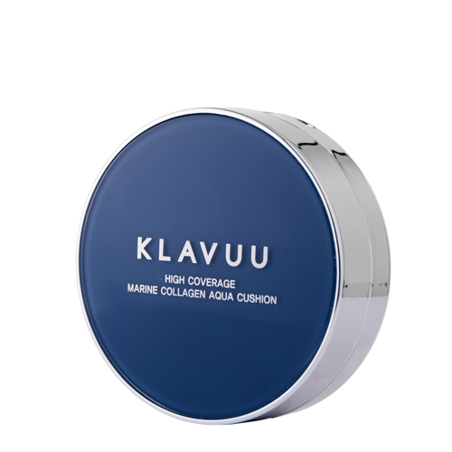 Klavuu - Blue Pearlsation High Coverage Marine Collagen Aqua Cushion - Abdeckende Foundation in einem Kissen - 23 Medium Beige - 12g