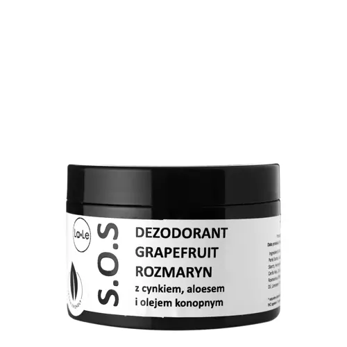 La-Le - Grapefruit-Rosmarin-Deodorant mit Zink, Aloe Vera und Hanföl - 120ml