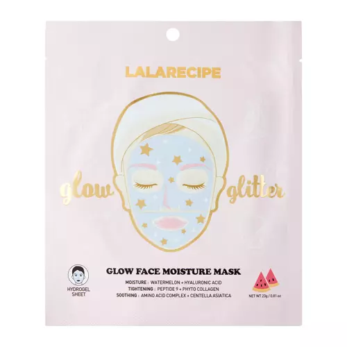 LalaRecipe - Glow Face Moisture Mask - Hydrogel aufhellende Maske - 23g