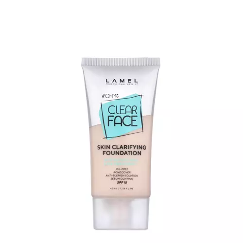 Lamel - OhMy Clear Face Foundation SPF15 - Foundation für das Gesicht - 402 - 40ml