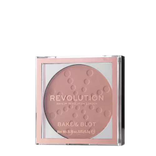 Makeup Revolution - Bake & Blot - Mattierender Kompaktpuder - Beige - 5.5g