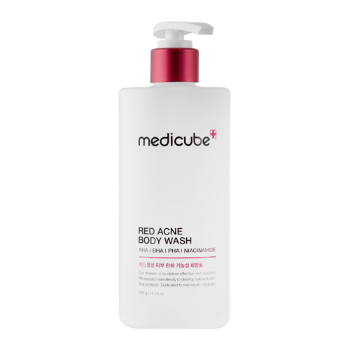 Medicube - Red Acne Body Wash 2.0 - Körperwaschgel mit Säuren - 400g