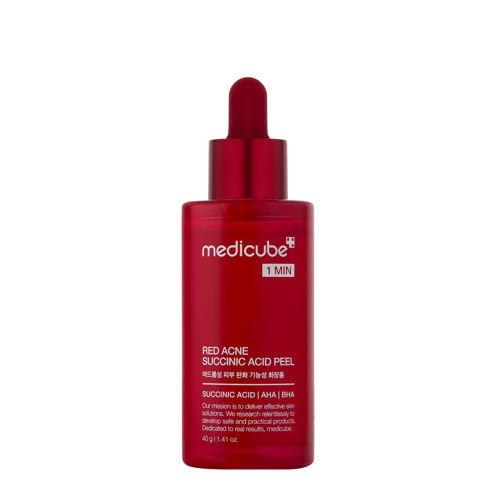 Medicube - Red Acne Succinic Acid Peel - Säure-Peeling für Unvollkommenheiten - 40g