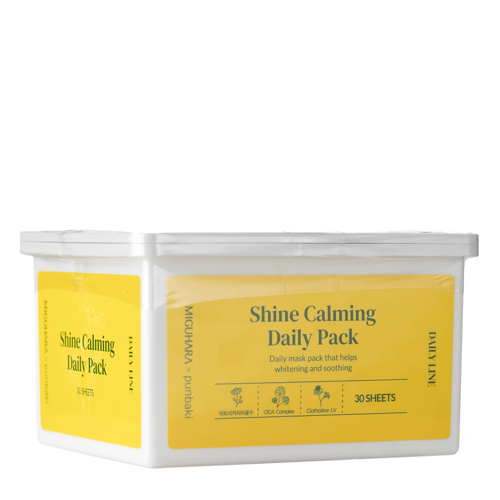 Miguhara - Shine Calming Daily Pack - Aufhellendes Masken-Set - 30 Stück/350g