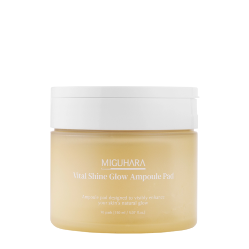 Miguhara - Vital Shine Glow Ampoule Pad - Aufhellende Gesichtspads - 70Stk./150ml