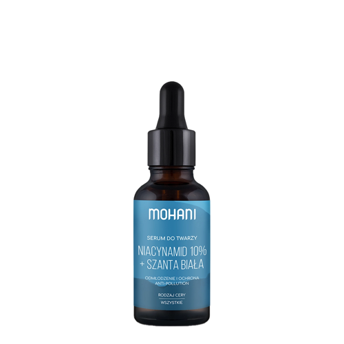 Mohani - Gesichtsserum mit Niacinamid 10% und weißem Shanta - 30ml