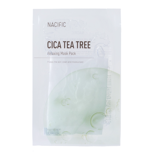 Nacific - Cica Tea Tree Relaxing Mask - Lindernde Gesichtsmaske - 1 Stk./30g
