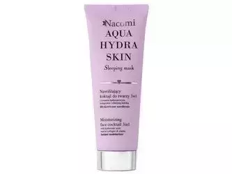 Nacomi - Aqua Hydra Skin - Sleeping Mask - Sofortige Feuchtigkeitspflege - 3-in-1-Feuchtigkeits-Cocktail für das Gesicht - 85ml