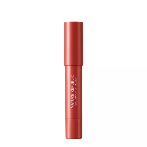 Nature Republic - By Flower Eco Crayon Lip Velvet - Lippenstift - 04 Chilli Red - 2.8g