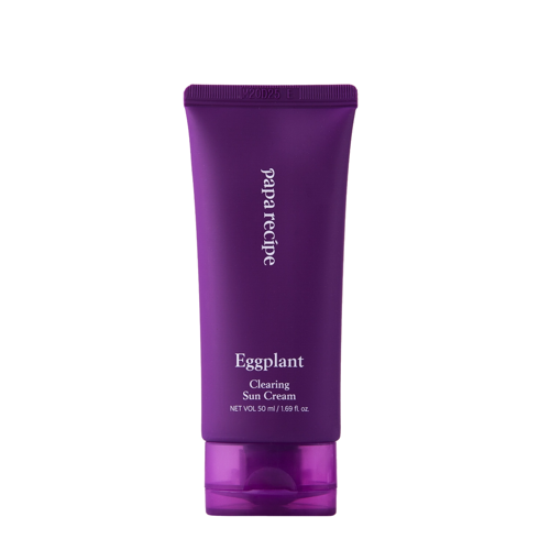 Papa Recipe - Eggplant Clearing Sun Cream SPF 50+/PA++++ - Feuchtigkeitsspendende Gesichtscreme mit Filter - 50ml