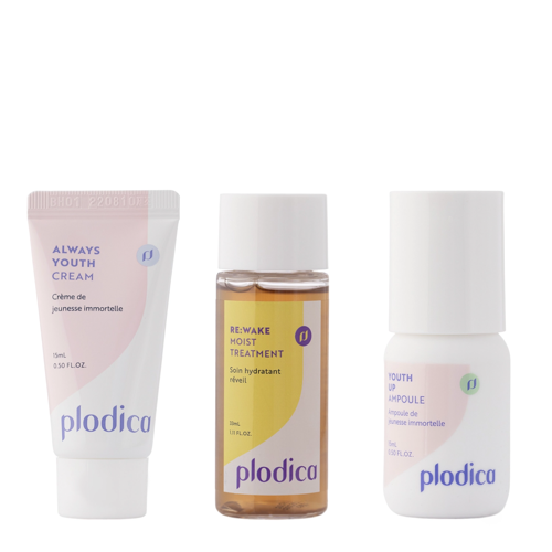 Plodica - Full Day Youth Kit - Gesichts-Mini-Produktset - Antioxidans - 33ml+15ml+15ml