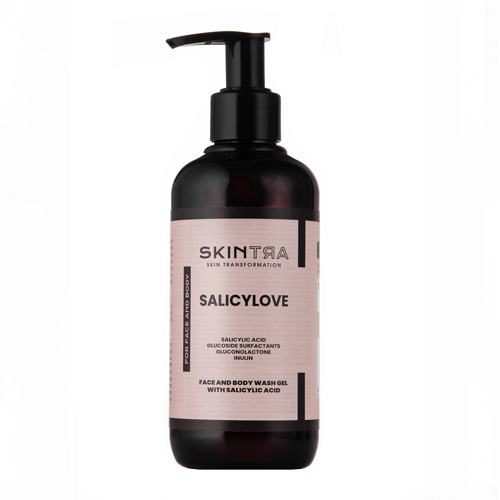 SkinTra - Salicylove - Gesichts- und Körperreinigungsgel mit Salicylsäure  - 250ml