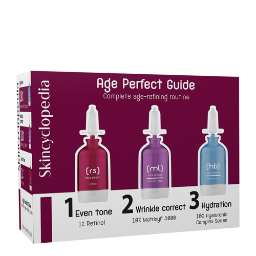 Skincyclopedia - Age Perfect Guide Set - Anti-Falten-Gesichtspflege - 3x15ml