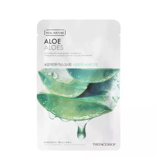 The Face Shop - Natural Mask - Aloe Vera - Aloe Vera Tuchmaske - 20g