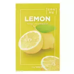 The SAEM - Natural Lemon Sheet Mask - Zitronenextrakt Maske - 21ml